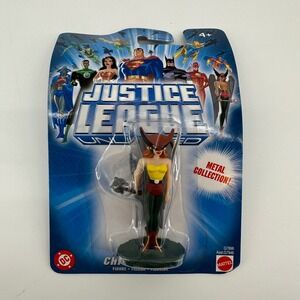 DC Justice League Unlimited Hawkgirl Metal Collection Mini Figure Mattel G7896